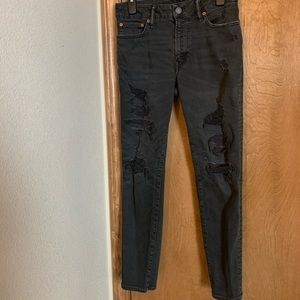 AE Skinny Distressed Jeans 29x30
